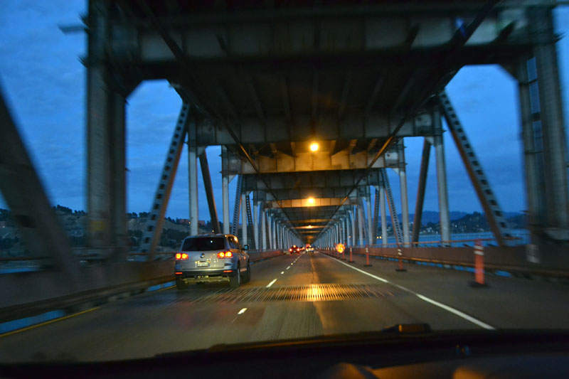 Attraversamento del ponte Richmond–San Rafael