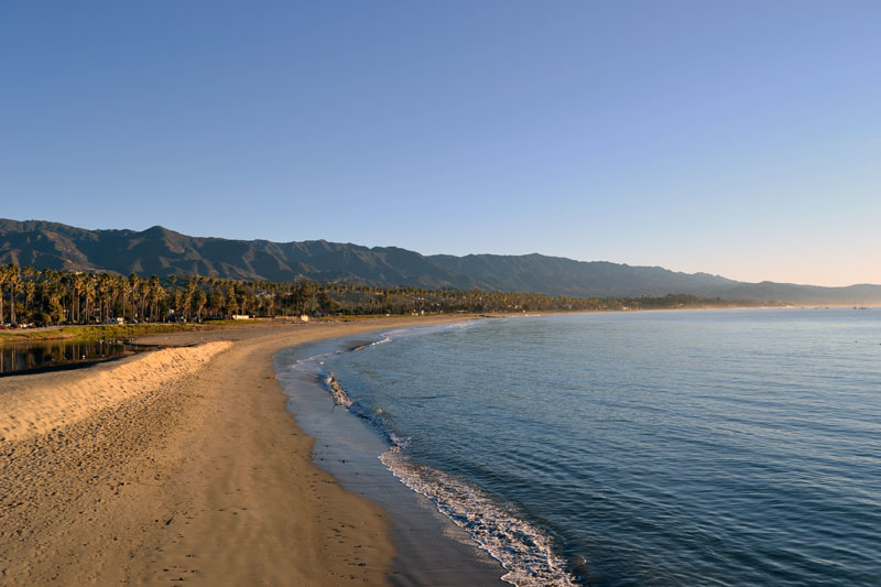 Widok na marinę w Santa Barbara