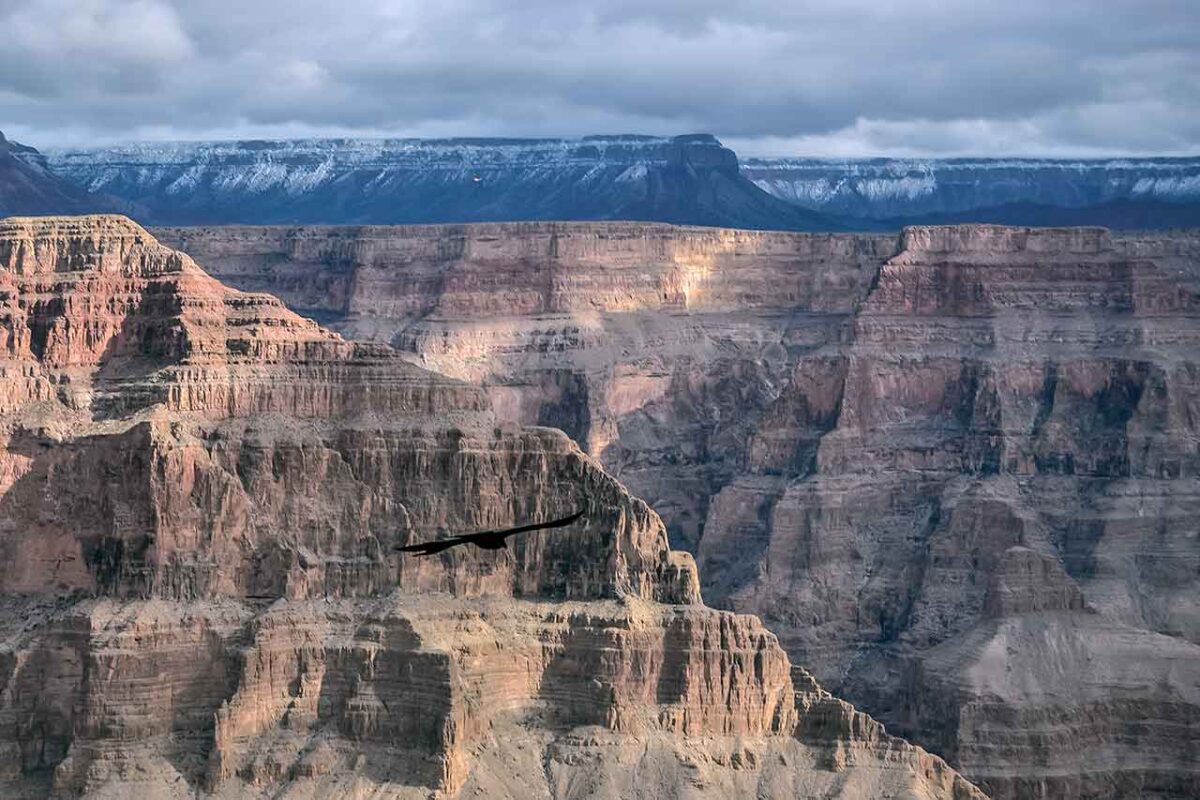 Grand Canyon West Rim – kanion o zachodzie