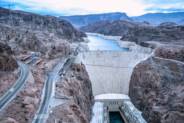 Zapora Hoovera na granicy Arizony i Nevady - Mike O'Callaghan-Pat Tillman Memorial Bridge