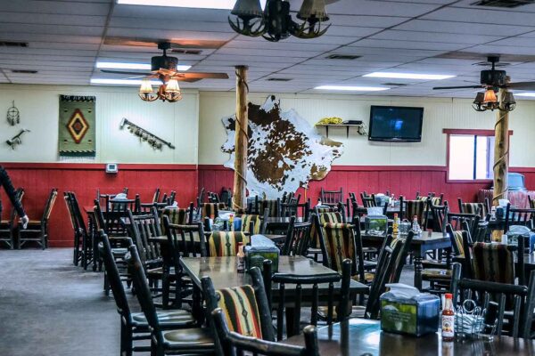 Grand Canyon West Rim Ranch – wnętrze restauracji