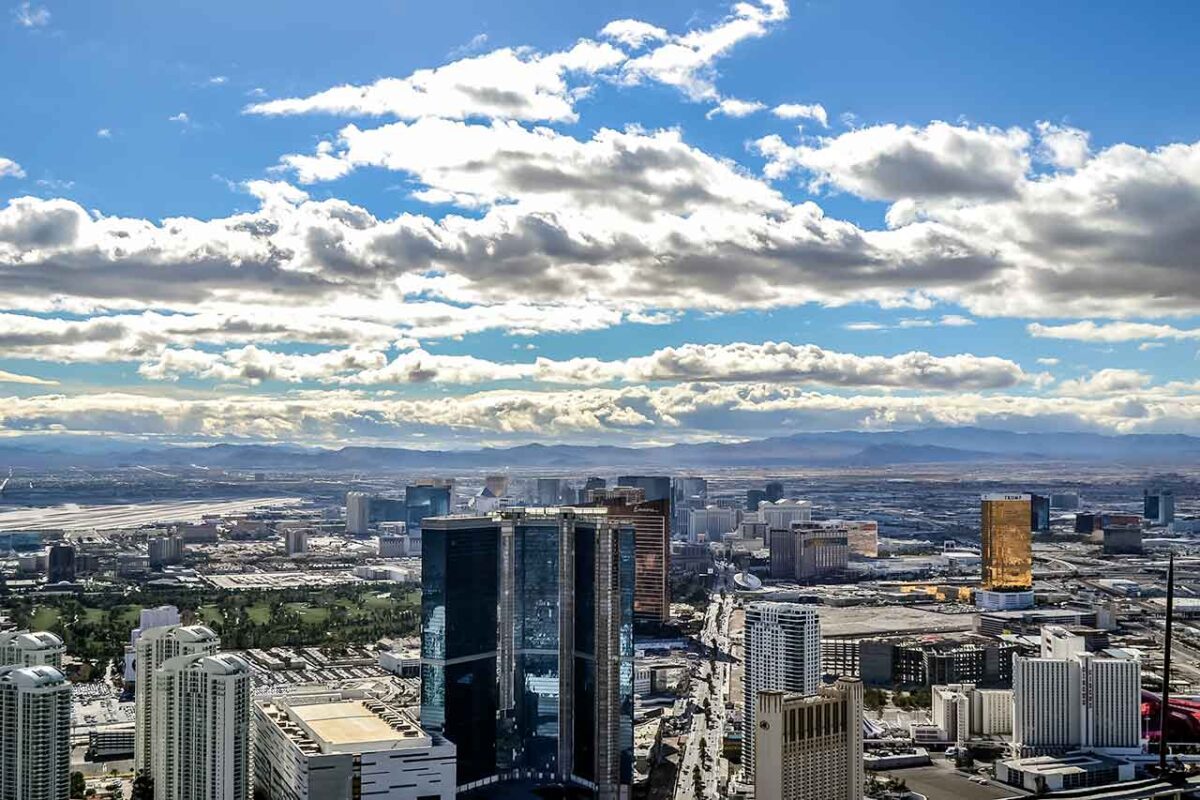 Panorama Las Vegas z tarasu Stratosphere