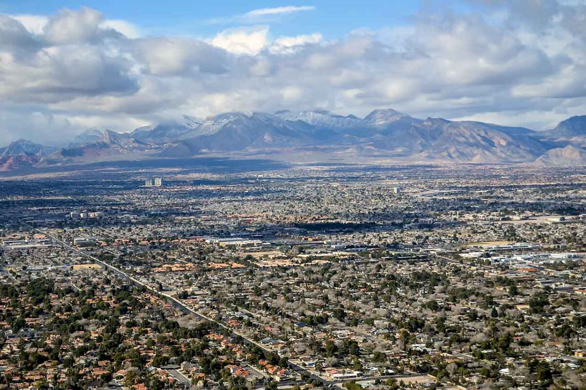 Panorama Las Vegas z tarasu Stratosphere
