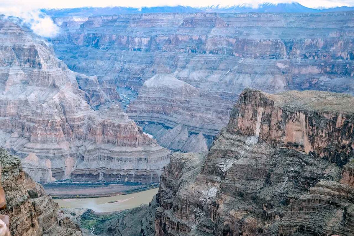 Grand Canyon West Rim – widok na rzekę Colorado