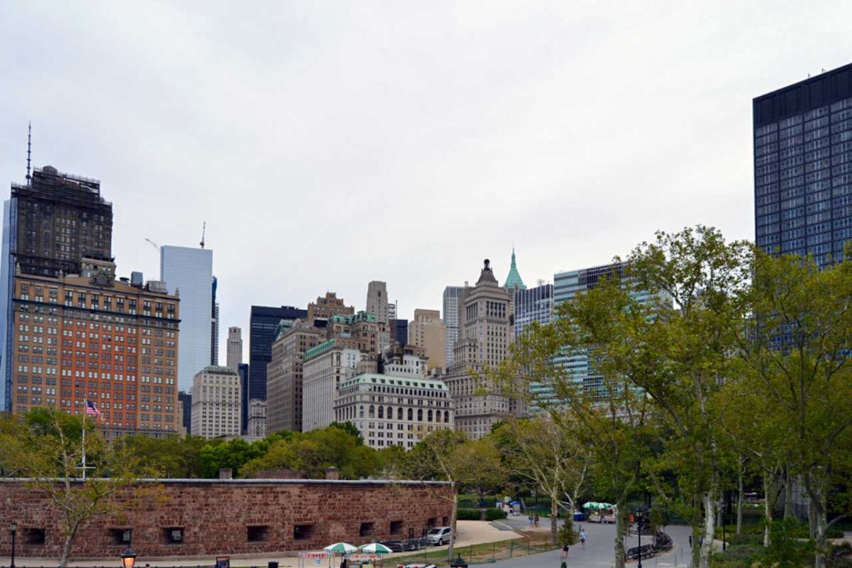 Widok na zabudowę Lower Manhattan