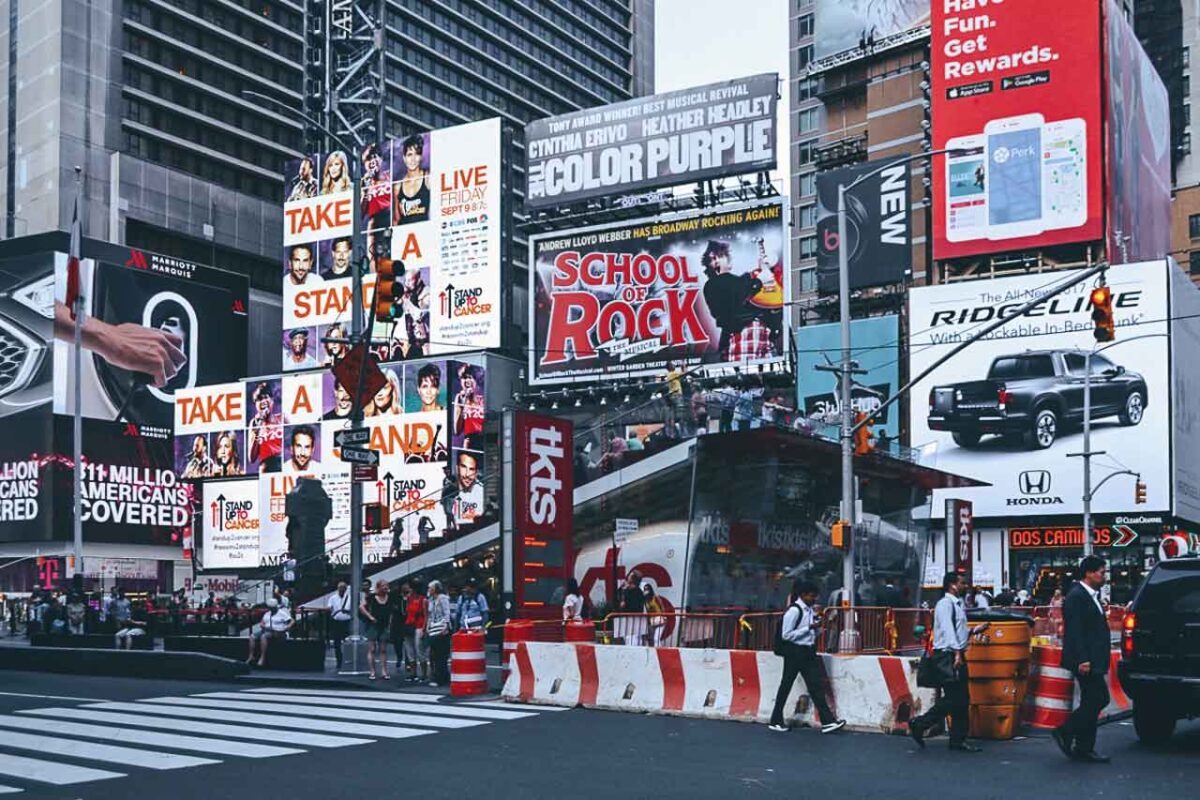 Punkt sprzedaży biletów TKTS w Times Square
