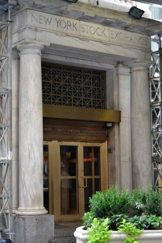 Fasada New York Stock Exchange