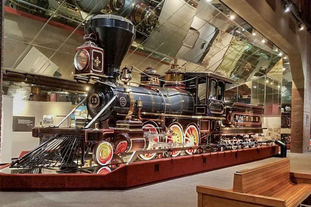 California State Railroad Museum a Sacramento - locomotive storiche.
