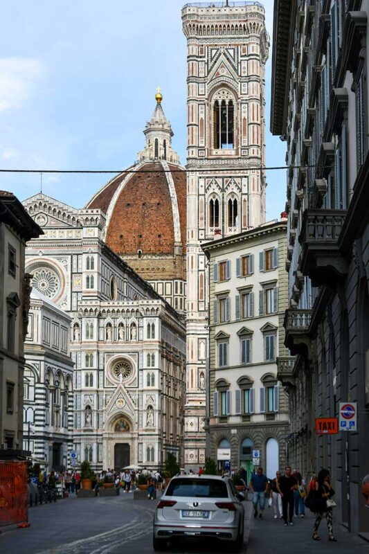 Podgląd katedry Katedry Santa Maria del Fiore (Duomo) we Florencji