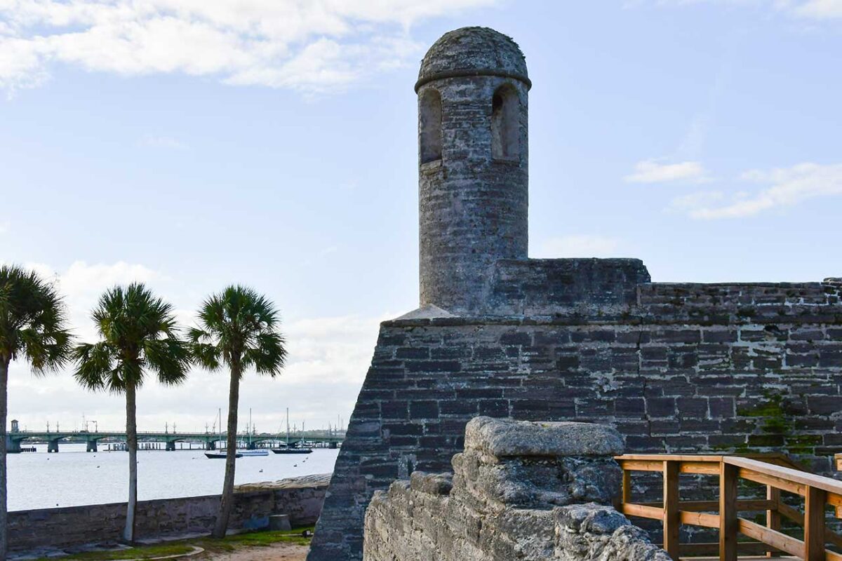 Forte Castillo de San Marcos a St. Augustine, Florida.