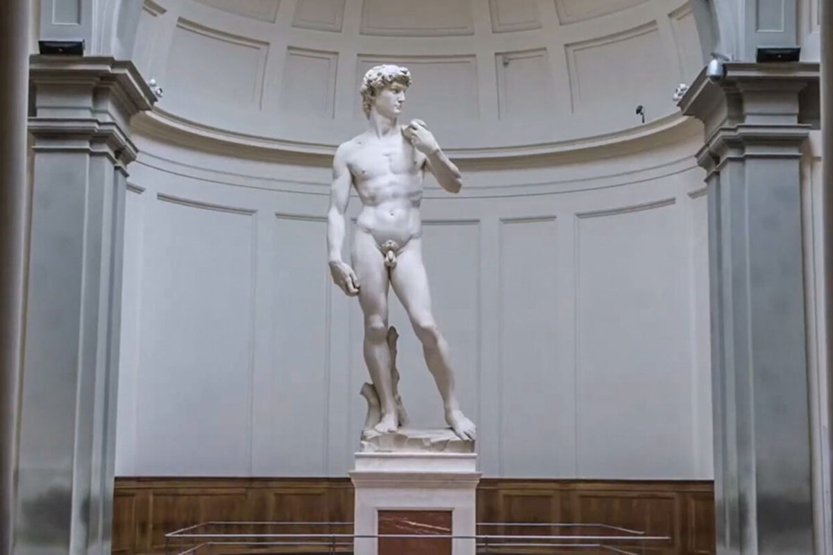 Dawid Michała Anioła w Galleria dell'Accademia we Florencji