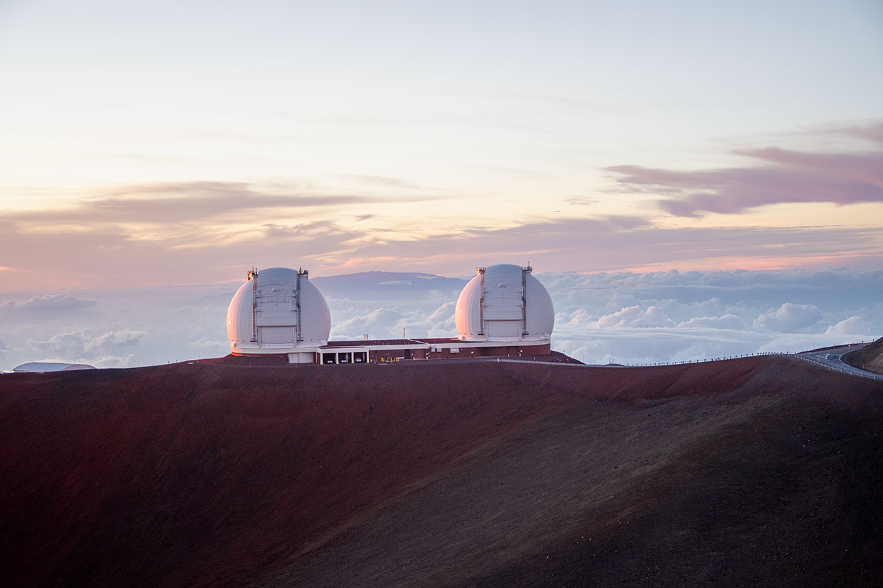 Krajobraz Mauna Kea na Big Island na Hawajach