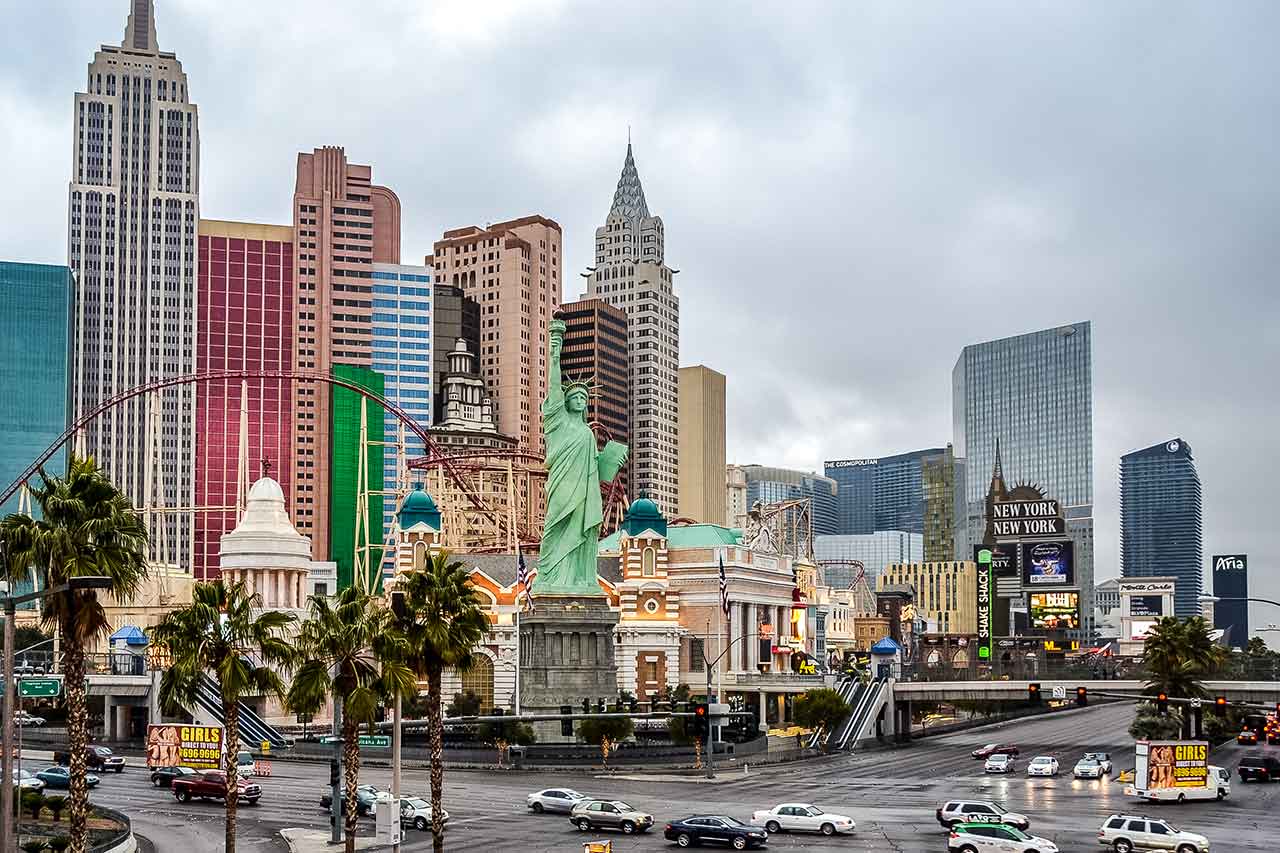 New York hotel and Casino w Las Vegas