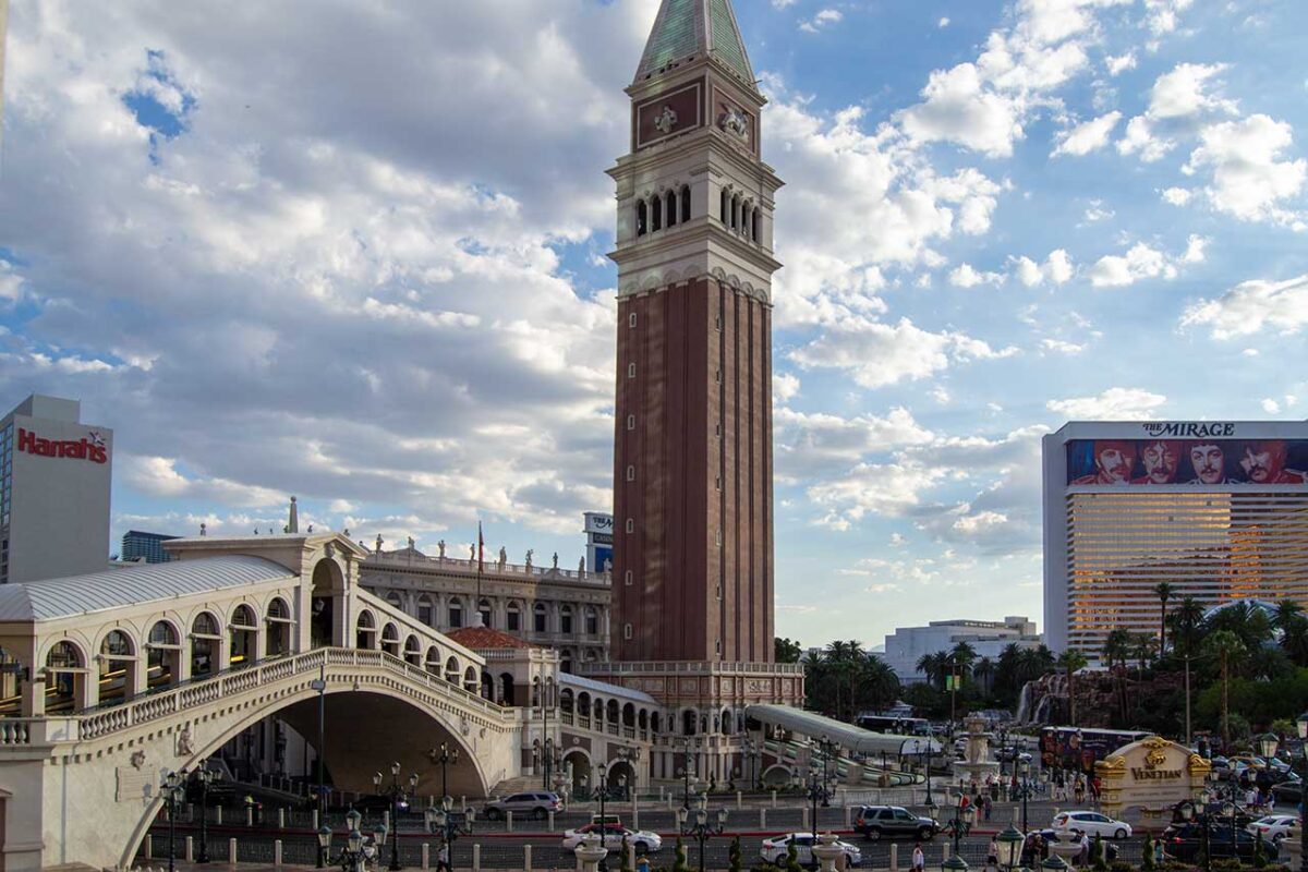 The Venetian hotel w Las Vegas