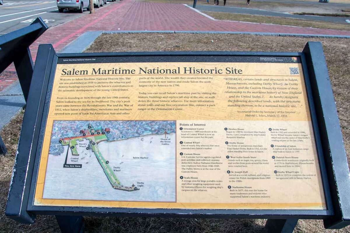 Area del Salem Maritime National Historic Site.