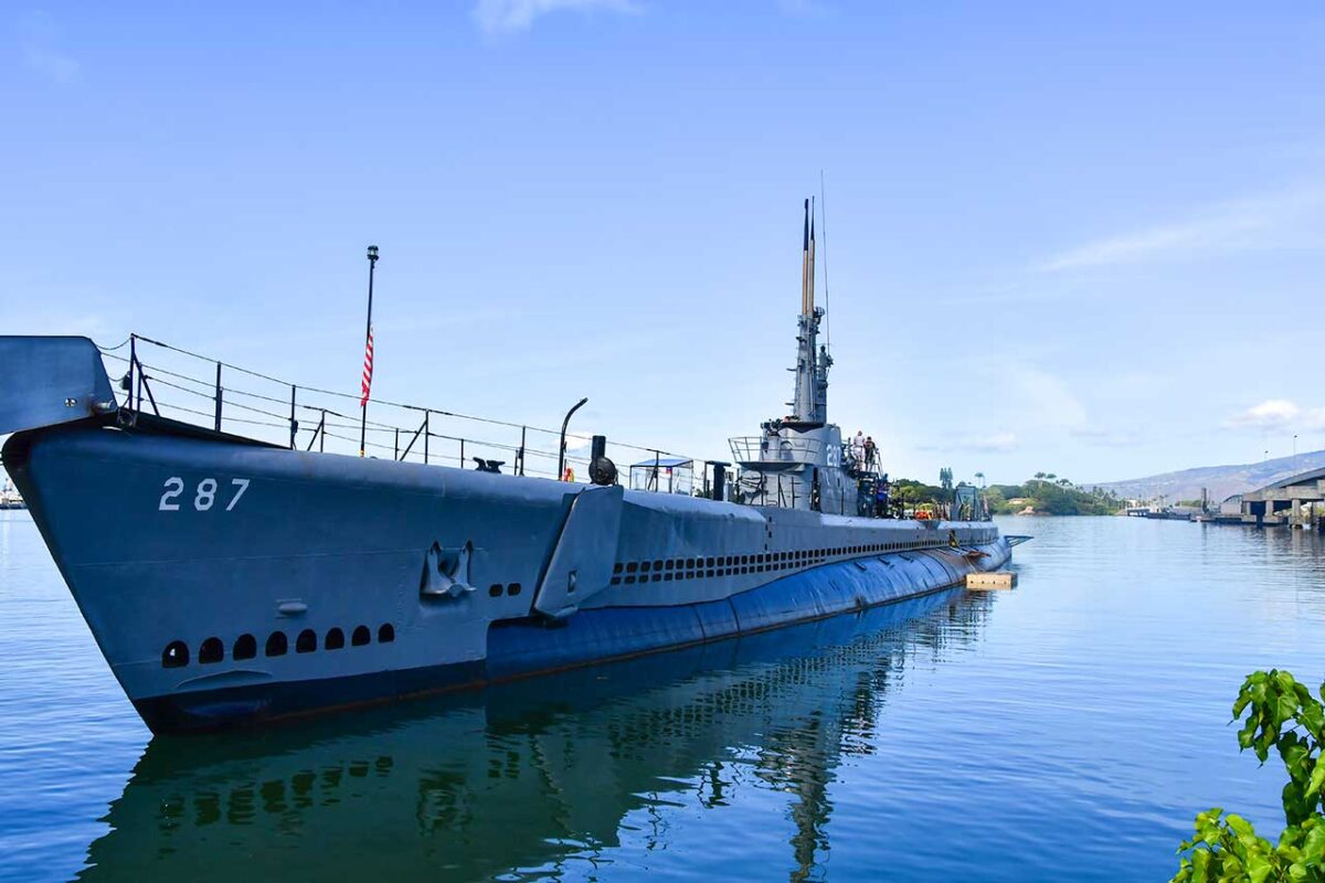Il sottomarino USS Bowfin a Pearl Harbor.