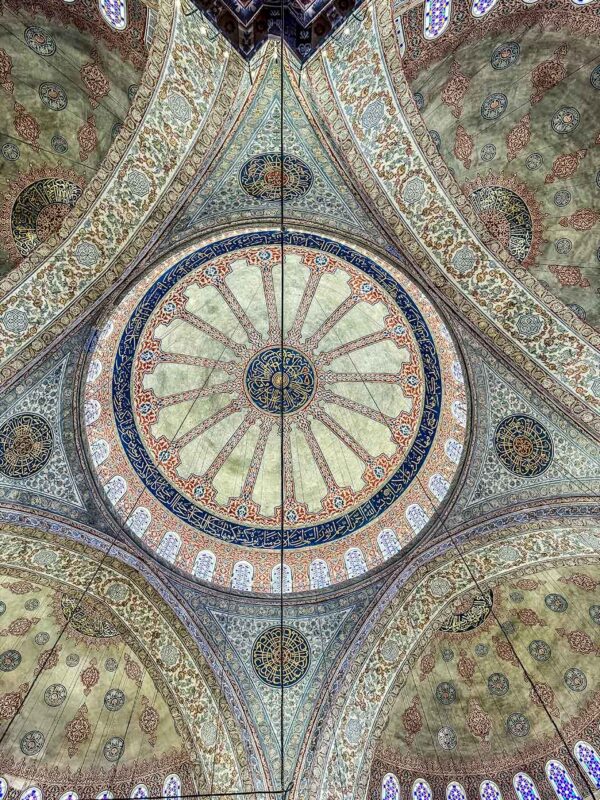 Cupola della Moschea Blu a Istanbul.